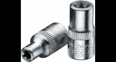 Gedore TX 20 Dopsleutel 1/4'' x 25mm - Torx E10