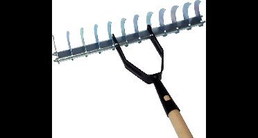 Hendrik Jan - Verticuteerhark - 12 tanden - Steel 150 cm - Essenhout