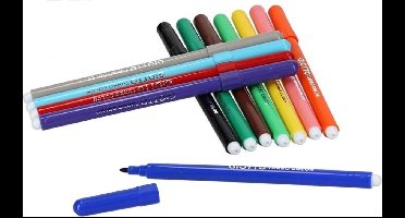 Giotto Viltstiften Turbo Color Junior Kleur 12 Stuks