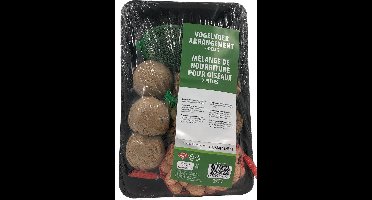 Pakket Vogelvoer voor Vogels 7-delig 600 gram - Mezenbollen Vetbollen Pinda's Zonnebloempitten