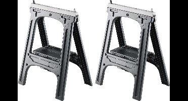 Multifunctionele opvouwbare zaagbok, set van 2, Capaciteit 300 kg