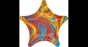 Amscan Folieballon Colorful Star 45 Cm Metallic
