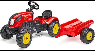 Falk Country Farmer - Jongens - Rood - Traptractor