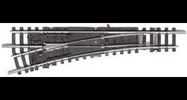 N Minitrix rails T14938 Wissel, Links 112.6 mm 15 ° 362.6 mm 1 stuk(s)