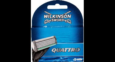 Wilkinson Sword Quattro - 4 stuks - Scheermesjes