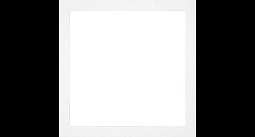 Passe-Partout Fotomaat 20x20 cm - Lijstmaat 25x25 cm - Wit - Museumkarton - Fotolijst niet inbegrepen