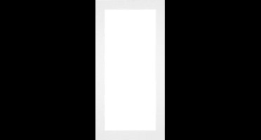 Passe-Partout Fotomaat 13x18 cm - Lijstmaat 20x40 cm - Wit - Museumkarton - Fotolijst niet inbegrepen