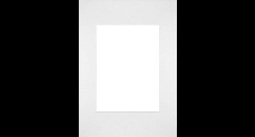 Passe-Partout Fotomaat 13x18 cm - Lijstmaat 20x28 cm - Wit - Museumkarton - Fotolijst niet inbegrepen