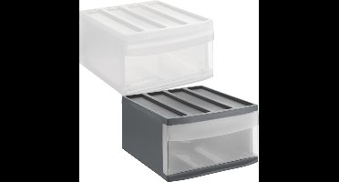 Rotho SYSTEMIX Design Ladekast 34x39.5x20.3 cm Wit