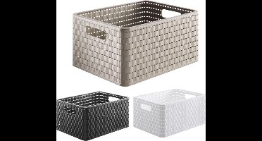 Rotho mand COUNTRY 37 x 28 x 19 cm / A4 antraciet