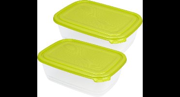 Rotho set van 2 koelkast SUNSHINE 1,9 liter groen