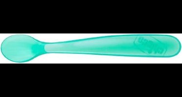 Zachte Silicone Lepel - Blauw 2 Stuks - Babylepel 6m+