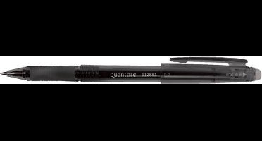 Gelschrijver Quantore erasable 0.7mm zwart