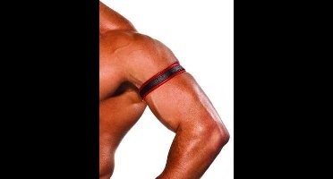Colt Leather Bicep Strap - Red