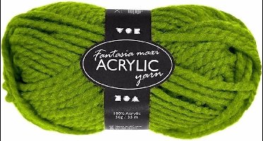 Groene maxi acryl garen 35 meter