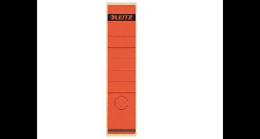 Leitz 1642 rugetikett 58x190mm rood