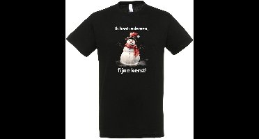 Ik Haat Iedereen, Fijne Kerst! T-shirt - Unisex - Kerst - Christmas - Feestdagen - Kerst T-shirt - Grappig T-shirt - Kerstman - Foute kerst - Maat XL