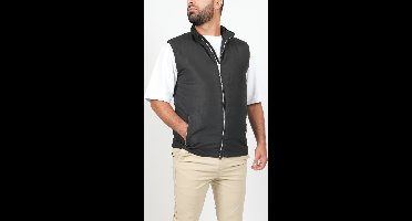 BASKO BODYWARMER - SLIM FIT - ZWART - MAAT XL
