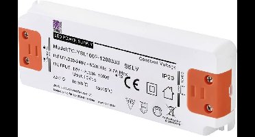 TRU COMPONENTS TC-YSL100F-1208330 LED-transformator Constante spanning 100 W 8.33 A 12 V/DC Geschikt voor meubels, Over