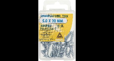 Deltafix - Sp.pl.schr.torx 5,0x20mm vz 25st