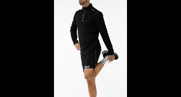 FALCON - Cheetah - Hardloop t-shirt lange mouw zomer dames - Zwart