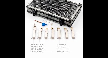 Beitelhouderset 7 delig 6 x 6 mm MW Tools DBS0706