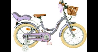Volare Blossom Kinderfiets - Meisjes - 16 inch - Paars - Twee Handremmen