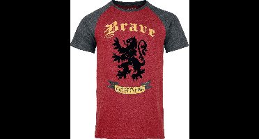 Harry Potter Gryffindor - Brave Heren T-shirt - meerkleurig - L