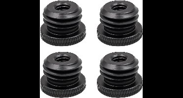 Allecto plus - Schroefadapter 1/4 binnendraad naar 5/8-11 buitendraad voor statief laserstang en microfoonstandaard