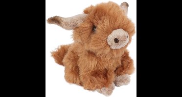 PIA Soft Toys - Pluche Knuffeldier Schotse Hooglander - 18 cm