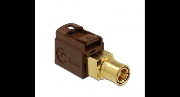 Fakra F (v) - SMB (m) adapter - 50 Ohm