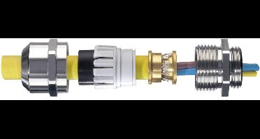 Wiska 10065019 Wartel M25 Messing Messing 50 stuk(s)