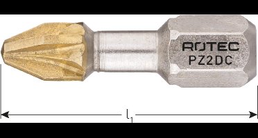 PRO INSERT SCHROEFBIT PZ 3 L=25MM C 6,3 TORSION DIAMANT