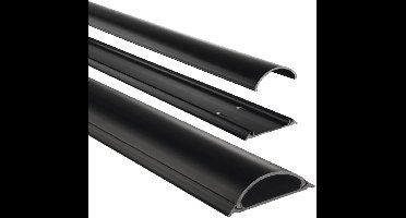 Hama Kabelgoot Zelfklevend Halfrond 100x7x2.1 cm PVC/Zwart