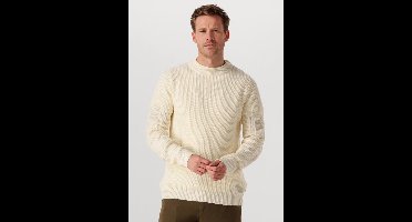 Dstrezzed Crew Ribknit Truien & Vesten Heren - Sweater - Hoodie - Vest- Gebroken wit - Maat XXL