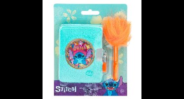 Stitch Pluche Dagboek met Fluffy Pen