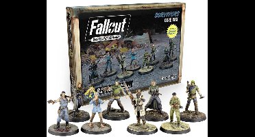 Fallout: Wasteland Warfare – Survivors Core Box - Engelstalig - Modiphius Entertainment - Ongeschilderd