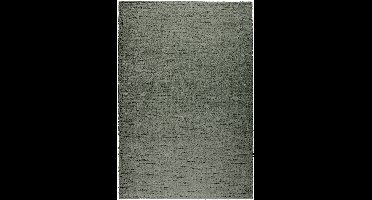 Rugsman Kyoto 014.0500.4343 Vloerkleed - 200 x 290 cm - Groen - Rechthoekig - Polyester - Eetkamer, Woonkamer, Slaapkamer - Effen - Modern