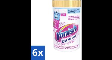 6 x Vanish Oxi Action - Vlekkenverwijderaar Poeder - Zonder Bleek - Witte Was - 1.5 Kg - Vlekkenverwijderaar - Witwas - Wasverzachter - Vlekken Verwijderen - Witwasmiddel