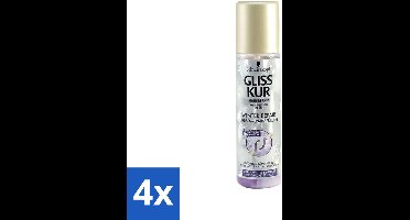 4 x Gliss-Kur - Anti-Klit Spray - Winter Repair - Makkelijke Kambaarheid - 200 ml - Haarkleur - Haarkleur - Haarkleur - Haarkleur - Haarkleur