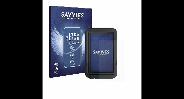 Savvies - Screenprotector voor Garmin eTrex Touch 2025 - Folie Beschermfolie transparant 6 Stuks