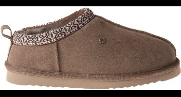 Warmbat Kynuna Suede Tape Dames Sloffen - Mud