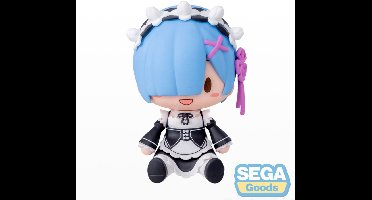 SEGA Re:Zero Starting Life in Another World Fuwa Petit Chibi Figure Rem 8 cm Mini-Figuur