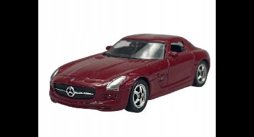 Welly Mercedes-Benz SLS AMG rood metaal model 1:60 - nieuw
