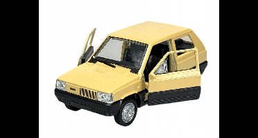 Welly Fiat Panda beige metalen modelauto 1:34 - nieuw in doos