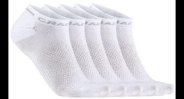 CRAFT ACTIVE SHAFTLESS SOCK 5-PACK Unisex Sportsokken - Wit