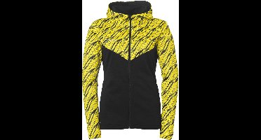 Uhlsport Damen Trainingsjacke Progressive 28 Multi Hood Jacke 1002274 Schwarz/Limonengelb-S