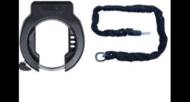 Abus 4750L ART2 ringslot met 100cm insteekketting - zwart
