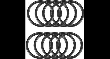 Zwarte Rubber Olie Seal Verzegelde O-ringen 10 Stuks - 35mm x 3mm - Pakking Wasmachines voor Installatie - Waterdicht en Duurzaam