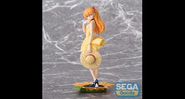 SEGA Rebuild of Evangelion Luminasta PVC Statue Asuka Summer Dress Ver. 2 24 cm Beeld